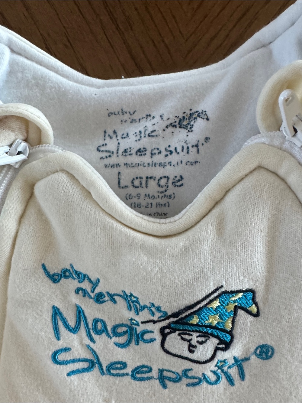 Baby Merlin’s Magic Sleepsuit - Picture 2 of 3